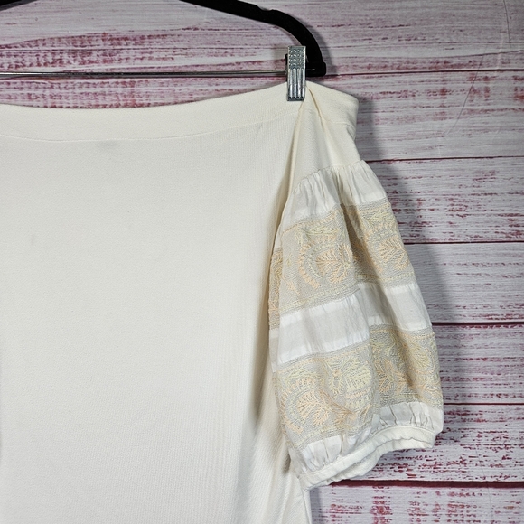 Free People Rock With It Off The Shoulder Top - Picture 7 of 16